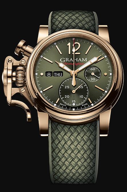 Review Replica Watch Graham CHRONOFIGHTER VINTAGE BRONZE & GREEN 2CVAK.G02A